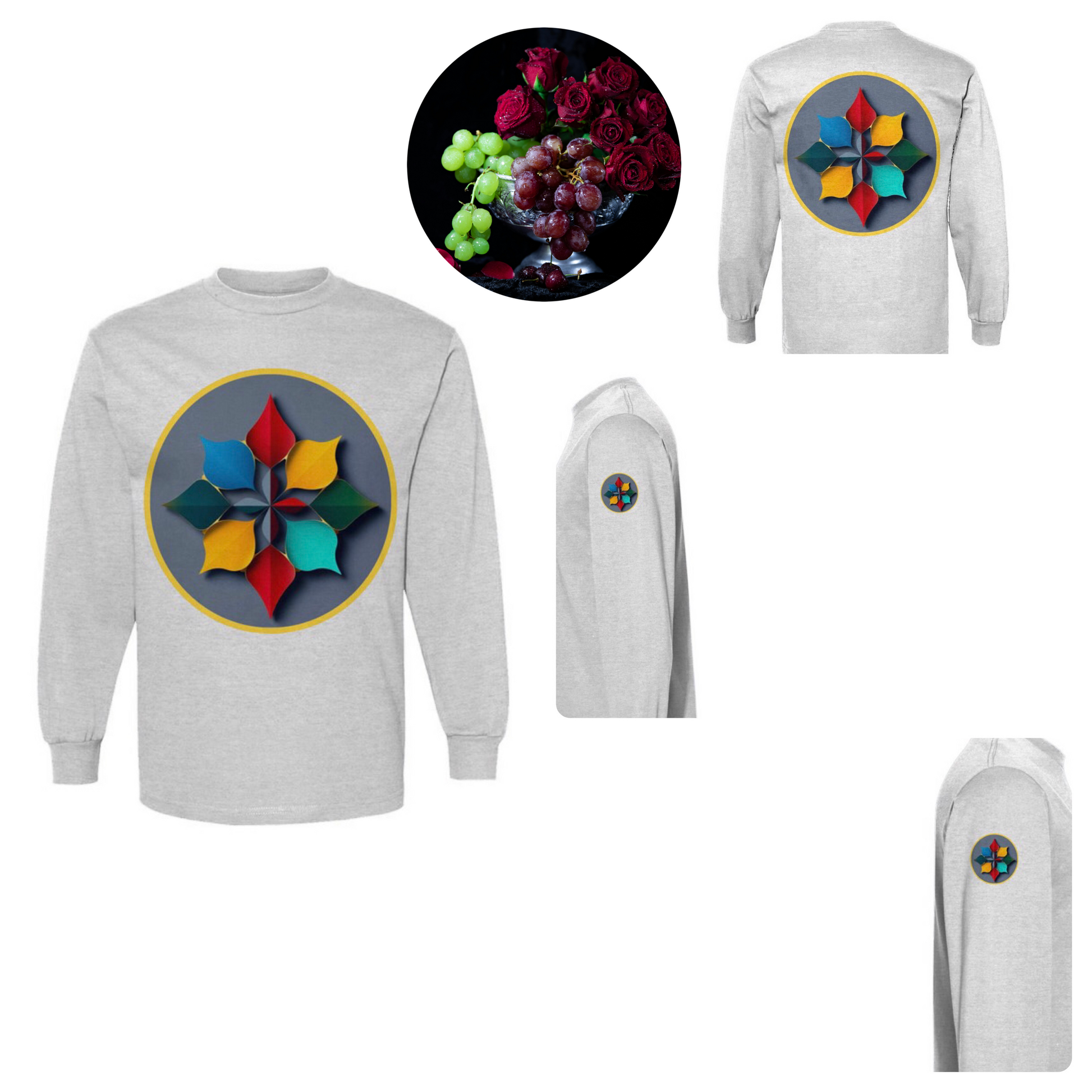 "Flowers and Fruit" (women's shirt)